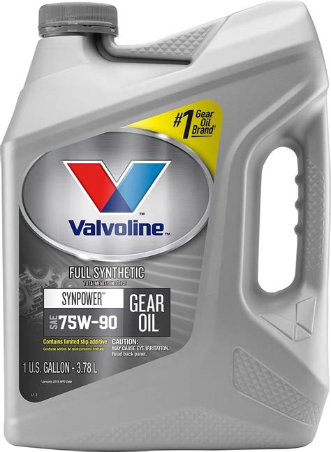 Valvoline SynPower SAE 75W-90 Full Synthetic Gear Oil 1 GA : Amazon.in ...