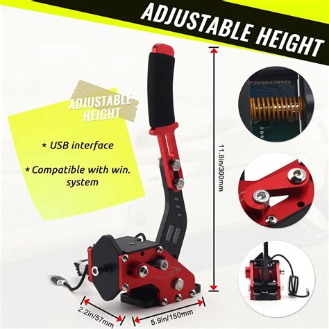 AINSTE Racing Game USB Handbrake Brake System | Ubuy India