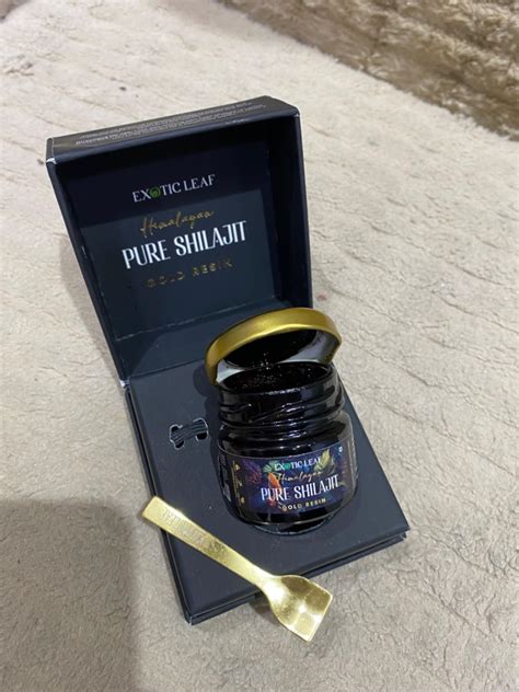Exotic Leaf Himalayan Shilajit Gold Resin (20g) for Peak Strength ...