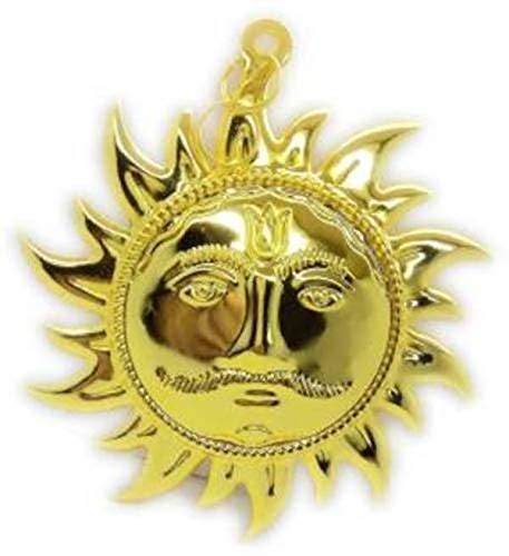 Buy Radhna Indian Traditional Indian Brass Surya Narayan Yantra Shree ...