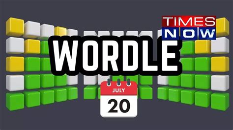 Today's Wordle Answer and Hints For 761 on July 20, 2023 | Technology ...