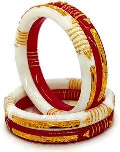 TANVI J Plastic Gold-plated Shakha Pola Price in India - Buy TANVI J ...