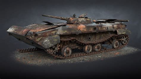 ArtStation - BMP-1 Destroyed