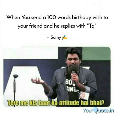 Zakir Khan birthday meme | Quotes & Writings by YQ Memes | YourQuote
