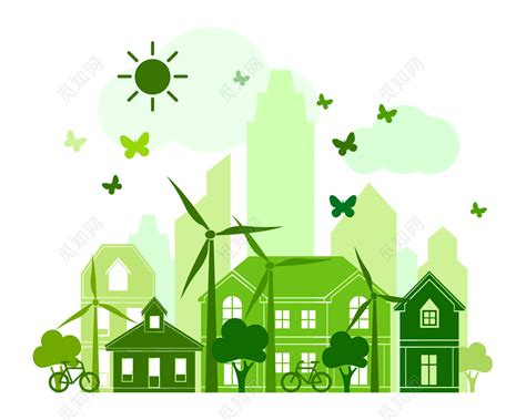 节约能源绿色环保低碳出行素材免费下载 - 觅知网