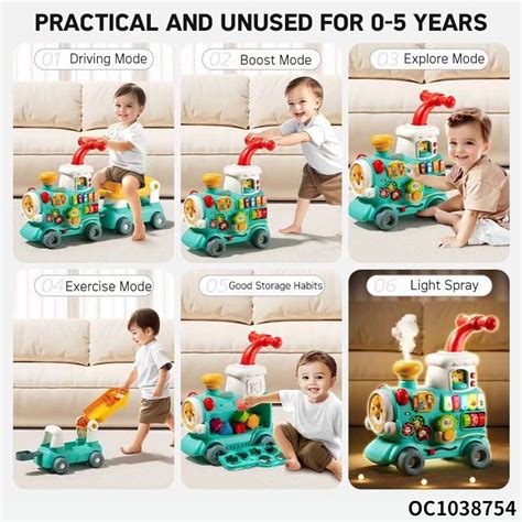 5-in-1 Baby Walker, Ride & Playset – VELMORA