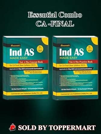 Buy IND AS MADE EASY CA FINAL FOR MAY 2024 ONWARDS EXAMS SET OF 2 ...