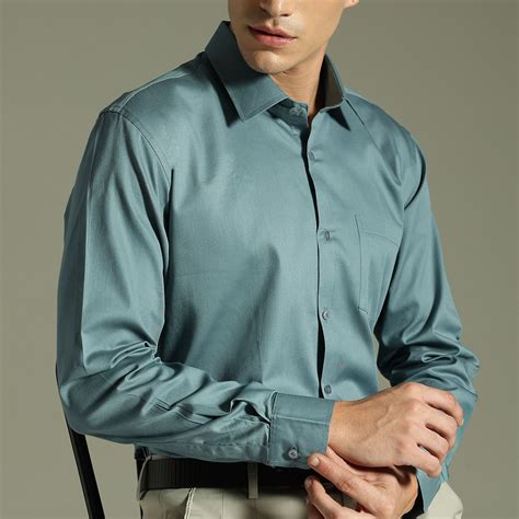 White Premium Party Wear Formal Satin Shirt For Men - Dennison ...