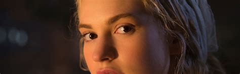 Download wallpaper Cinderella, Cinderella, Lily James, section films in ...
