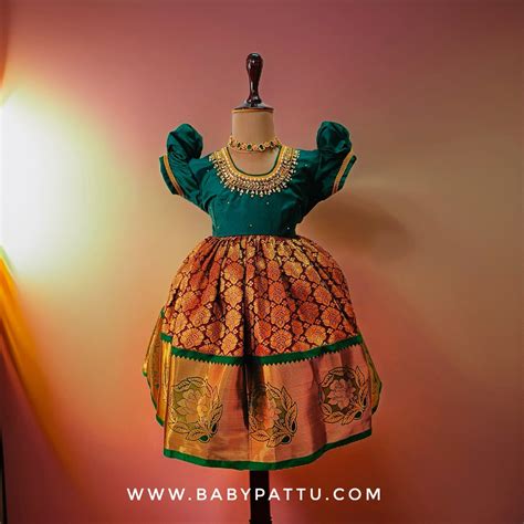 Green & Brown Frock – babypattustudio