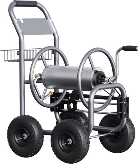 Brandclub - Giraffe Tools Hose Reel Cart, Hose Cart with Wheels Heavy ...
