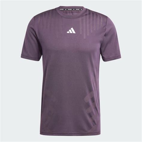 adidas HIIT Airchill Workout Tee - Purple | Free Shipping with adiClub