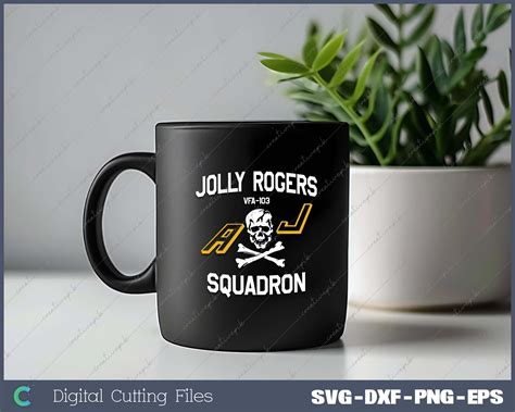 Jolly Rogers Strike Fighter Squadron VFA-103 Design SVG PNG Files ...