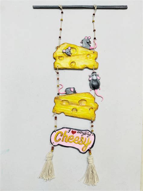 Mice And Cheese Dangler | Hobby Ideas