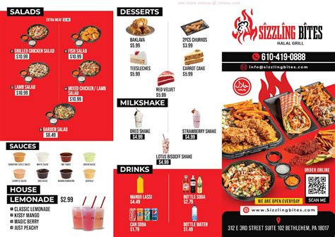 Online Menu of Sizzling Bites Halal Grill Restaurant, Bethlehem ...
