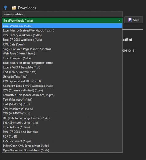 Image result for Save Excel Dialog Box