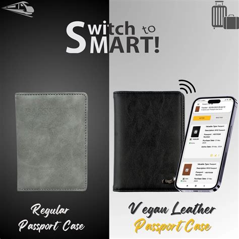 Vegan Leather Passport RFID Case