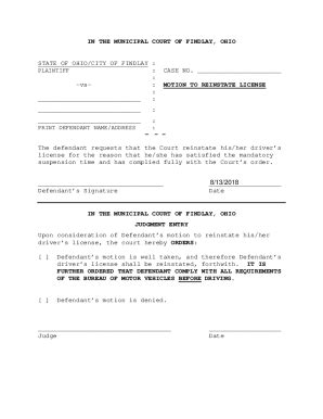 Fillable Online License Revocation and SuspensionADOTLicense Revocation ...