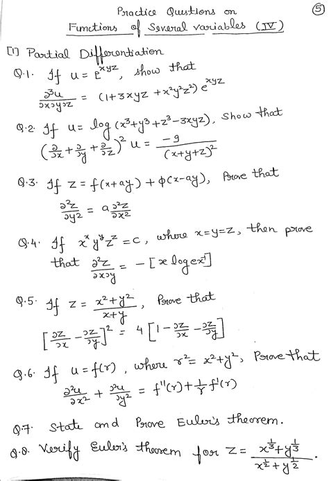 Image result for Function of Several Variables Exercises
