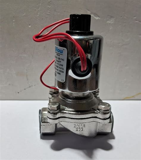 Generic 2 Way Normally Open Solenoid Valve (SOV) 230V AC, Brass Body, 2 ...