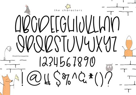 Cute Handwriting Fonts Alphabet