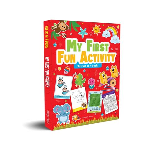 My First Fun Activity Boxset Of 4 Books: Spot The Difference, Mazes ...