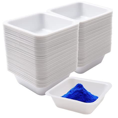 Yzzsjc 100Pcs Square Weigh Boats 100ml Medium | Ubuy India