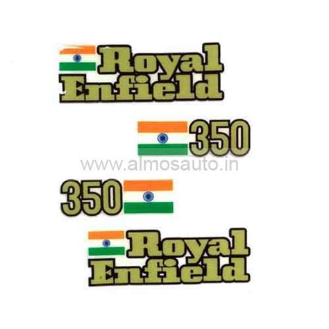 Royal Enfield Motorcycle Customized Petrol Tank And Tool Box Sticker ...