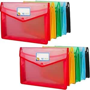 SPS File Folder, Transparent Poly-Plastic A4/Foolscap Documents File ...