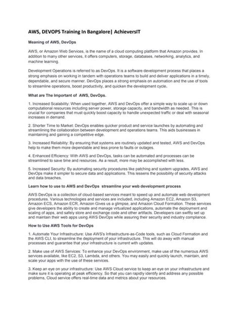 Image result for AWS DevOps Learning Path