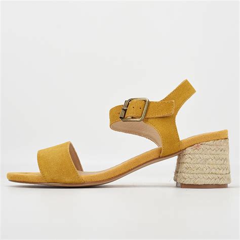 シングルイエローレザーサンダルレディース 靴 シューズ 大きめサイズ 4/12 春夏 SS サンダル mi622422010868 ...