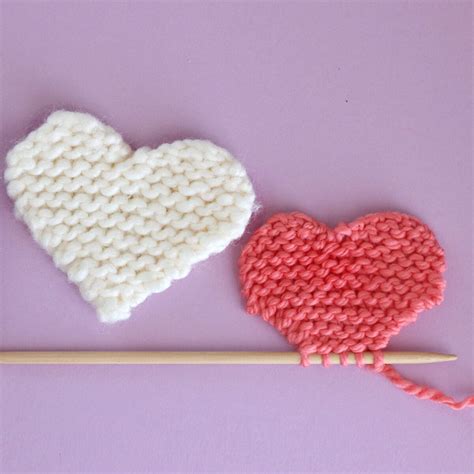 Image result for Simple Knitted Heart Pattern
