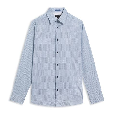 Buy Men Blue Prints 1 Formal Shirts Online - 868587 | The Collective
