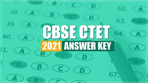 CBSE CTET 2021 Answer Key Released @ctet.nic.in: Direct Link released ...