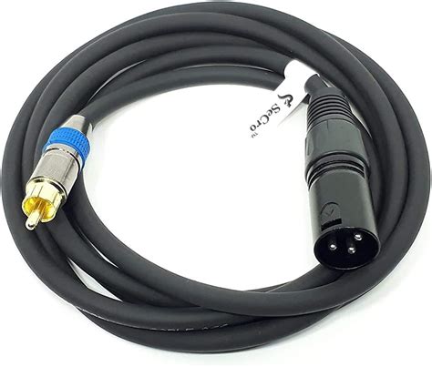 Amazon.in: Buy SeCro Premier Series XLR Male to RCA Male 16AWG Cable (6 ...