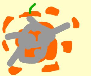 Image result for Exploding Pumpkin Drawing