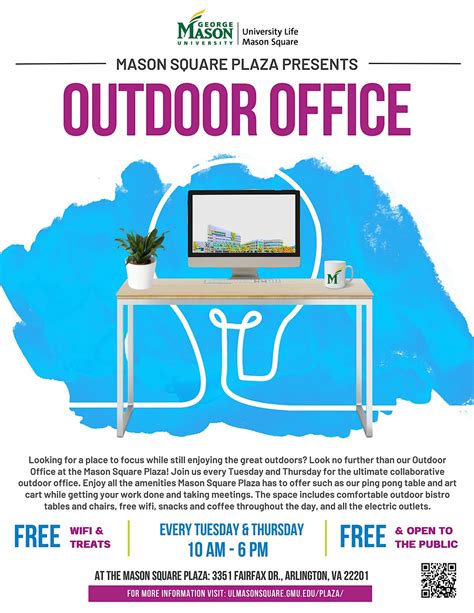 Outdoor Office on the Plaza, 3351 Fairfax Dr, Arlington, 6 July 2023 ...