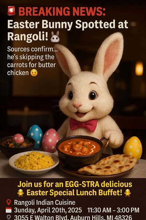 Special Easter Lunch Buffet, 3055 E Walton Blvd, Auburn Hills, MI ...