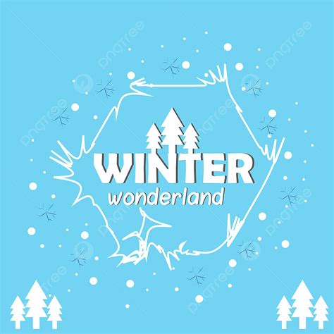 Winter Wonderland Clip Art Borders
