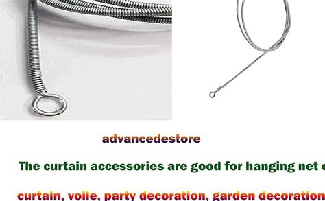 Buy advancedestore Iron 1M Window Net Caravan Steel Semi Sheer Single ...