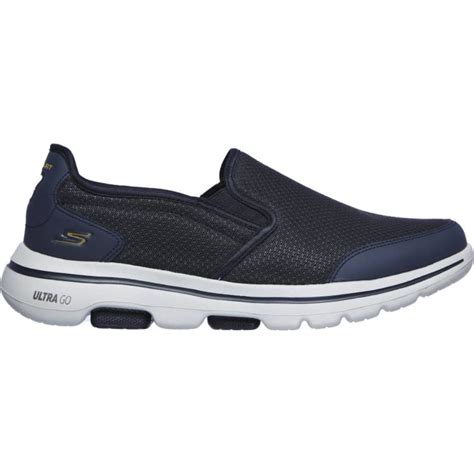 Buy Skechers Mens GO Walk 5 - DELCO Navy/Gray Walking Shoe - 6 UK ...