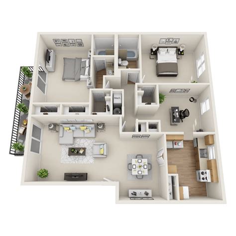 Floor Plans for Roswell GA Apartments for Rent | Post + Wander
