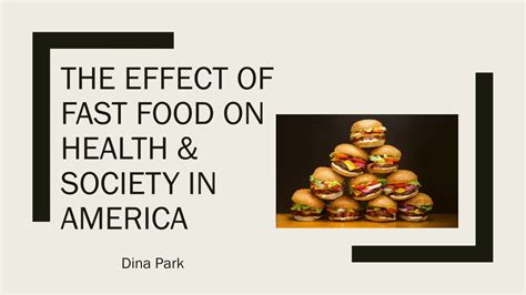 PPT - Impact of Fast Food on Health & Society in America PowerPoint Presentation - ID:8833546