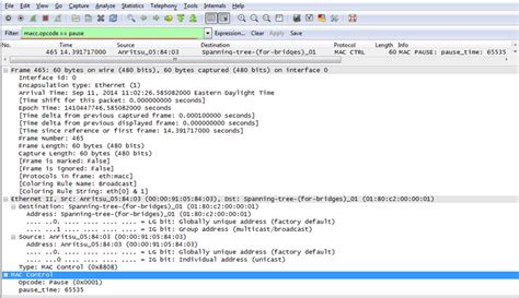 Image result for Pause Frame Packet Format