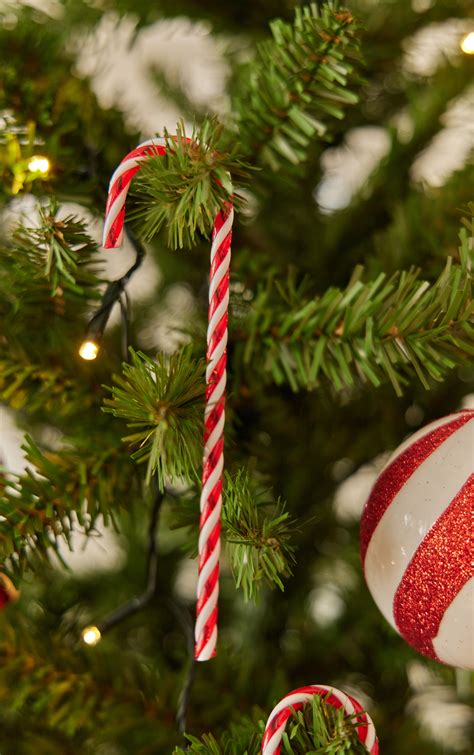 Christmas Plastic Candy Cane Decorations | PLT