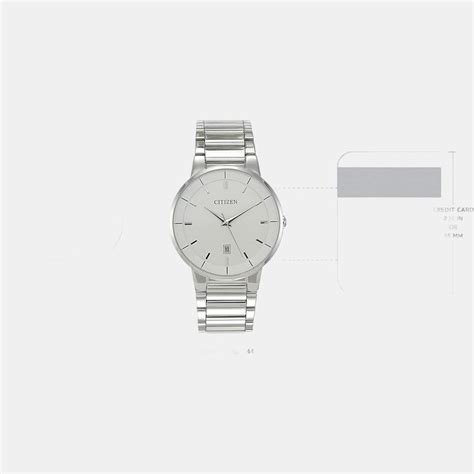 Citizen Men Quartz Silver Dial Analog Stainless Steel Watch BI5010-59A ...