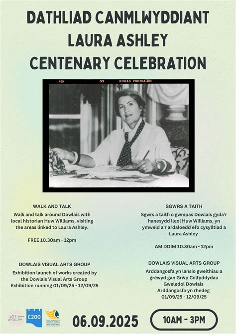 Laura Ashley Celebration Exhibition, Dowlais Library, Church Street ...