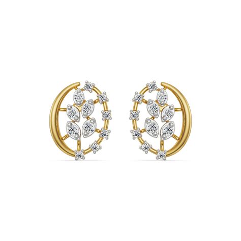 Buy Leafy Lab Grown Diamond Studs Online At Emori