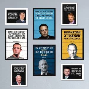 Chaka Chaundh – Framed Poster - Bill Gates, Mark Zuckerberg, Elon Musk ...
