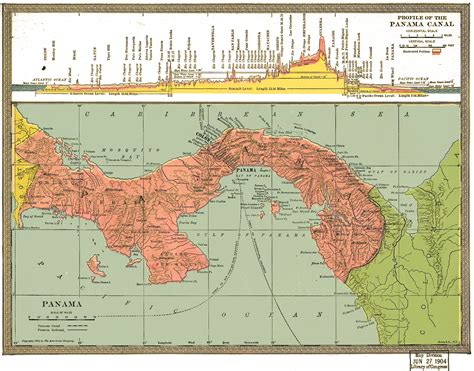 Panama Canal Railway Map